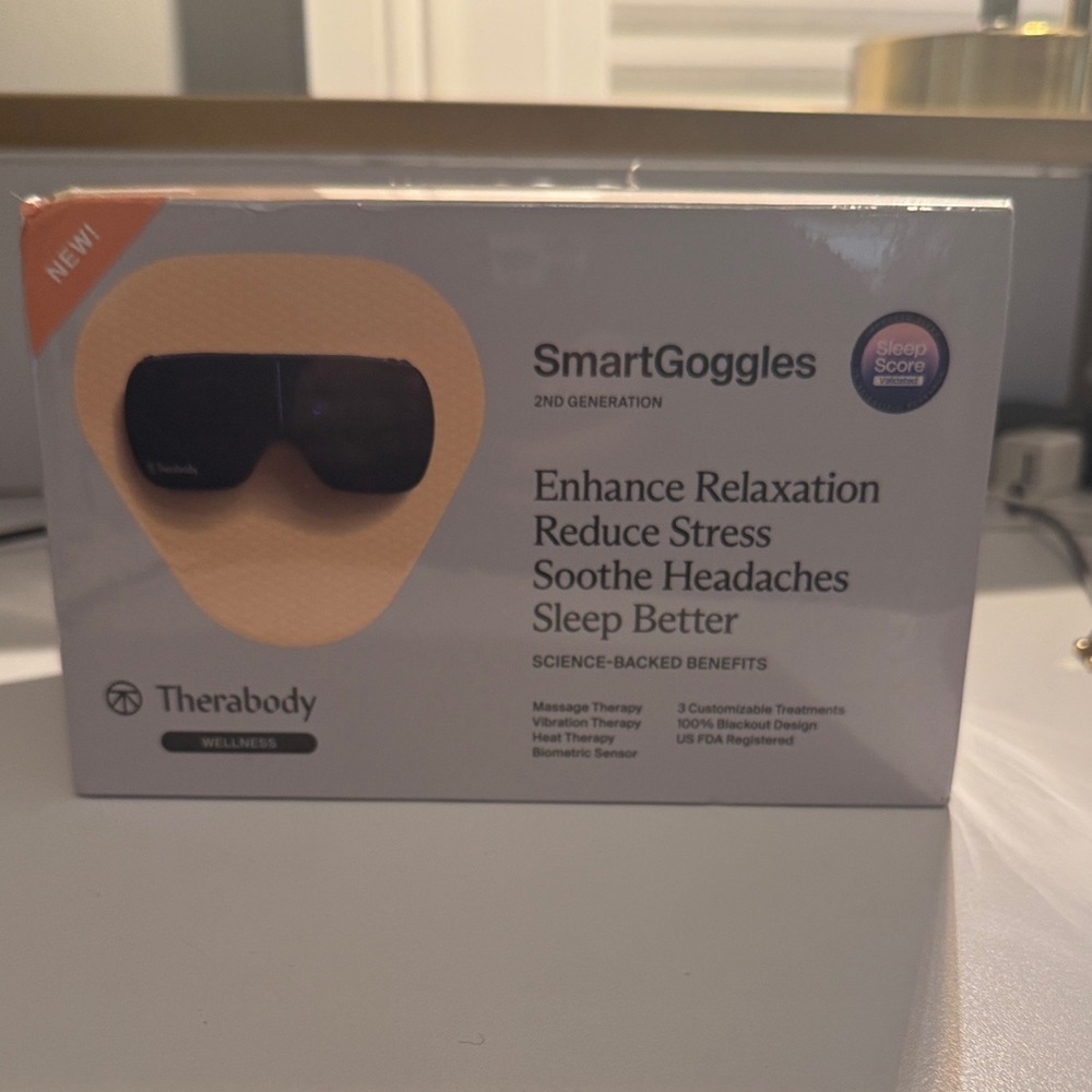 NWT Therabody SmartGoggles - Black